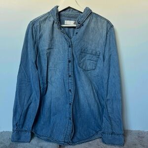 Joe fresh denim long sleeve top